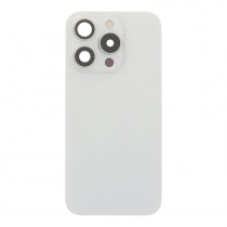 Apple iPhone 15 Pro Backcover Glass - Pulled - Flash Light Flex + Magsafe Magnets + Wireless Charging Flex - White