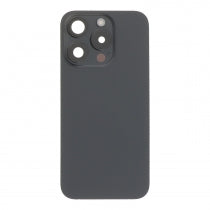 Apple iPhone 15 Pro Backcover Glass - Pulled - Flash Light Flex + Magsafe Magnets + Wireless Charging Flex - Black