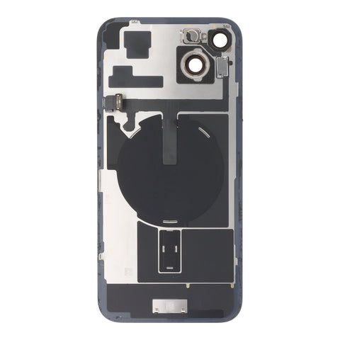 Apple iPhone 15 Plus Backcover Glass - Pulled - Grade B - With Flash Light Flex + Magsafe Magnets + Wireless Charging Flex - Black