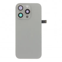 Apple iPhone 15 Pro Backcover Glass - Pulled - Flash Light Flex + Magsafe Magnets + Wireless Charging Flex - Natural