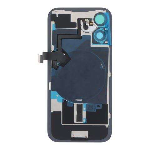 Apple iPhone 16 Backcover Glass - With Flash Light Flex + Magsafe Magnets + Wireless Charging Flex - Ultramarine Blue