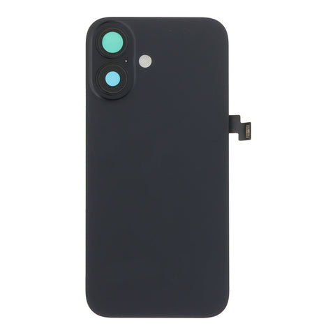 Apple iPhone 16 Backcover Glass - With Flash Light Flex + Magsafe Magnets + Wireless Charging Flex - Black