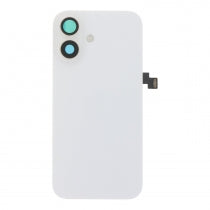 Apple iPhone 16 Backcover Glass - With Flash Light Flex + Magsafe Magnets + Wireless Charging Flex - White