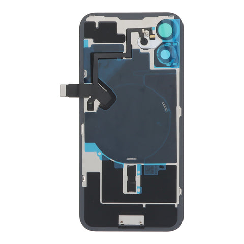 Apple iPhone 16 Plus Backcover Glass - With Flash Light Flex + Magsafe Magnets + Wireless Charging Flex - White
