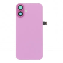 Apple iPhone 16 Plus Backcover Glass - With Flash Light Flex + Magsafe Magnets + Wireless Charging Flex - Pink