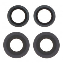 Motorola Moto Edge 60 Neo (XT2509) Camera Lens - 4pcs one set - Black