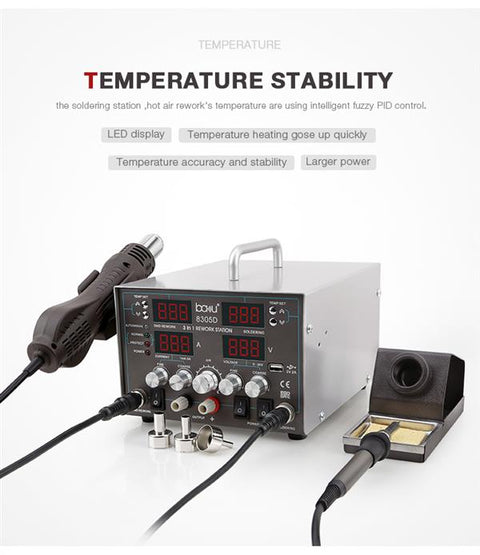 Baku Soldering and Heatgun Station  BA-8305D 220V