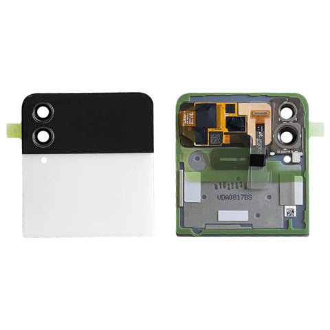 Samsung SM-F721B Galaxy Z Flip 4 Outer LCD Display + Touchscreen - GH97-27947F - White