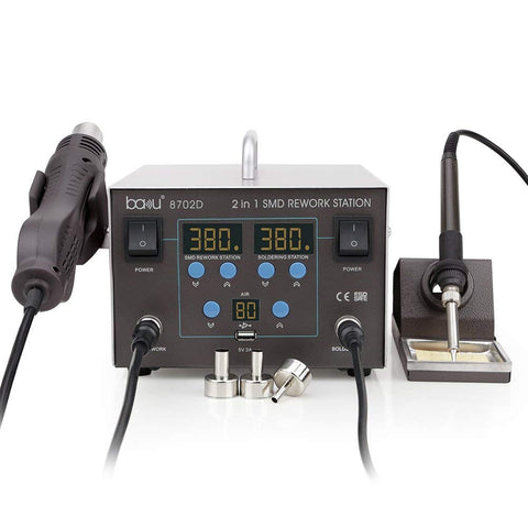 Baku Soldering and Heatgun Station  BA-8702D 220V