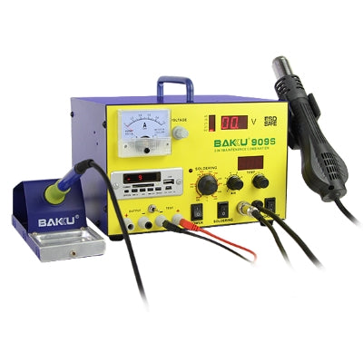 Soldering, Heatgun and Power Supply Station 3 in 1 Baku BK-909S