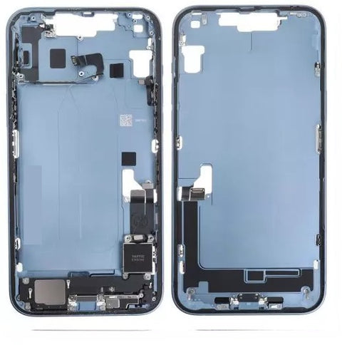 Apple iPhone 14 Plus Midframe - With Small Parts - Blue