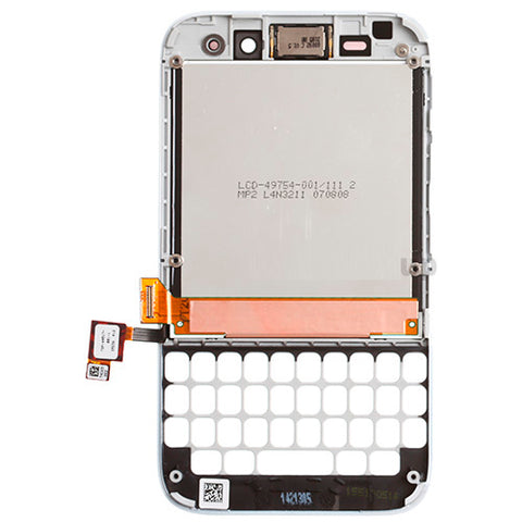 Blackberry Q5 LCD Display + Touchscreen + Frame - LCD-49754-001/111 White