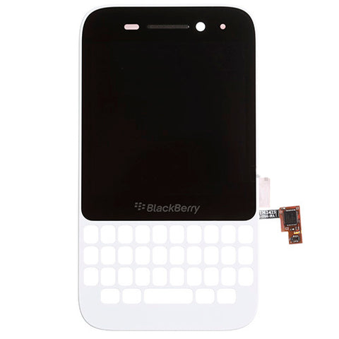 Blackberry Q5 LCD Display + Touchscreen + Frame - LCD-49754-001/111 White