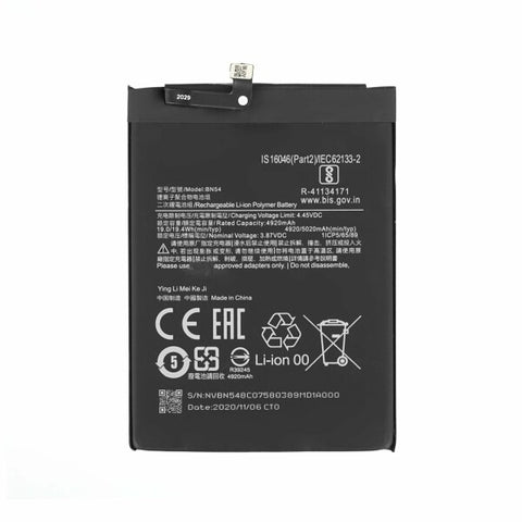 Xiaomi Redmi Note 9 (M2003J15SC) Battery - BN54 - 5020 mAh