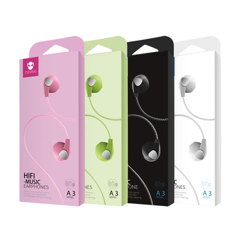 Fshang Smartphones Headset - A3 Series - Green