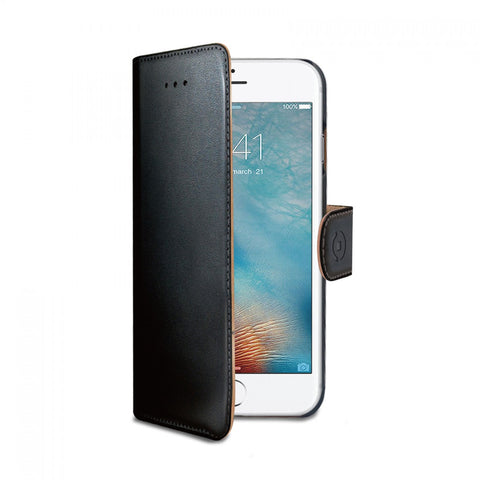 Celly Apple iPhone 7 Plus Case Wally Pu  Black