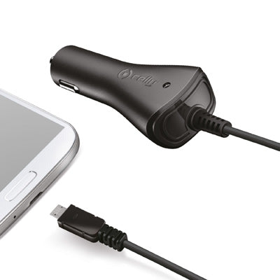 Celly Charger Car 1A Micro USB Black