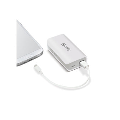 Celly Charger Power Bank Universal 4000mAh White