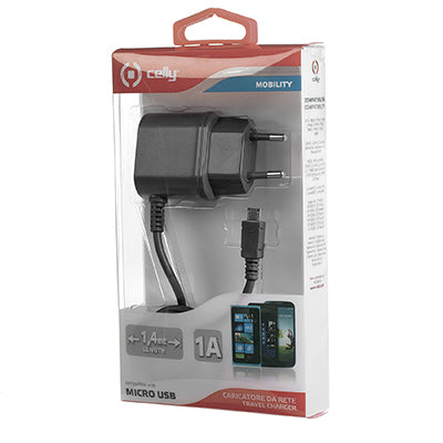 Celly Charger Travel Universal Micro USB Black