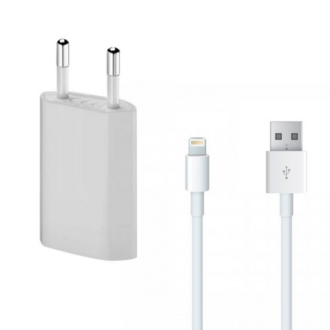 Universal Retail Box for Mobile Phone - For iPhone 6G to iPhone 15 Pro Max - Incl Charger/Cable - White