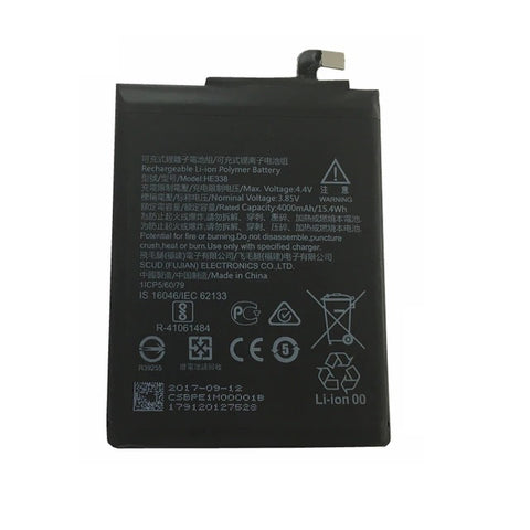Nokia 2 (TA-1035)/2.1 (2018) (TA-1080) Battery BPE1M00004B HE338 - 4000 mAh