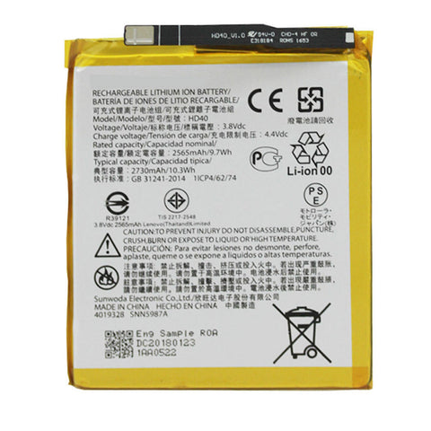 Motorola Moto Z2 Force (XT1789) Battery 2565 mAh - HD40