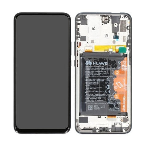 Huawei Honor 9X (STK-LX1) LCD Display + Touchscreen + Frame - Incl. Battery And Parts - 02353DNV  Black