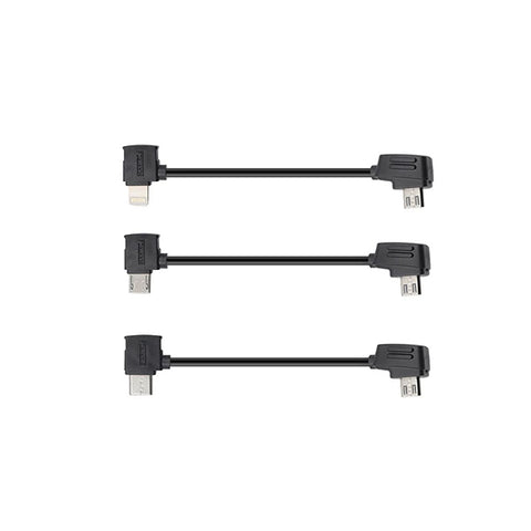 DJI 3pcs Data USB Cable 15CM for Mavic/Air/Spark/Pro series