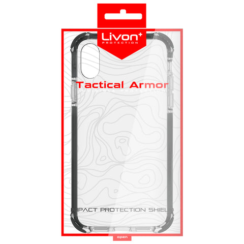 Livon Apple iPhone XS Max Tactical Armor - Shock Shield - Black