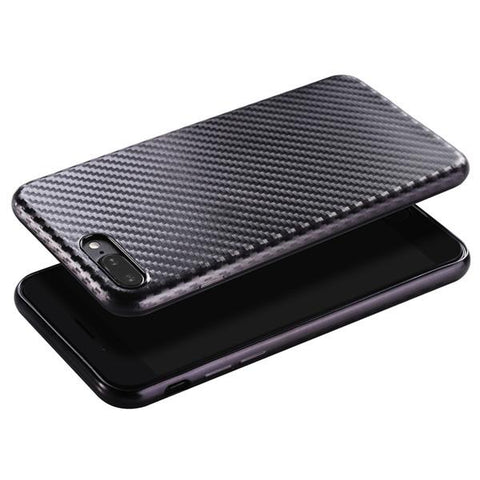 Apple iPhone 7/iPhone - Sulada Slim Carbon Fiber Pattern - Black