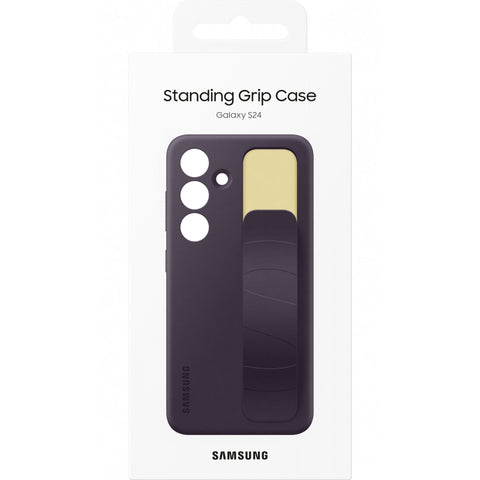 Samsung SM-S921B Galaxy S24 Standing Grip Case - EF-GS921CEEGWW - Dark Violet