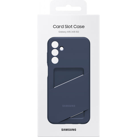 Samsung SM-A155F Galaxy A15 4G/SM-A156B Galaxy A15 5G Card Slot Cover - EF-OA156TBEGWW - Blue Black