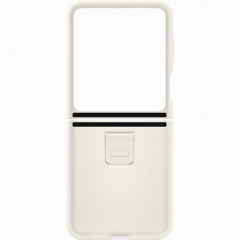Samsung Galaxy Z Flip 5 Silicone Ring Case - EF-PF731TUEGWW - Cream