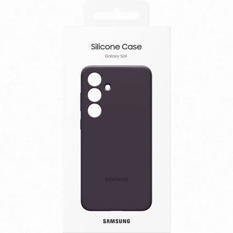 Samsung SM-S921B Galaxy S24 Silicone Cover - EF-PS921TEEGWW - Dark Violet