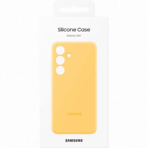 Samsung SM-S921B Galaxy S24 Silicone Cover - EF-PS921TYEGWW - Yellow