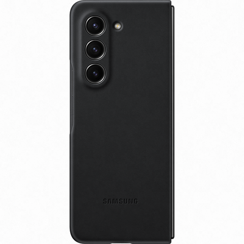 Samsung Galaxy Z Fold 5 Vegan Leather Case - EF-VF946PBEGWW - Black