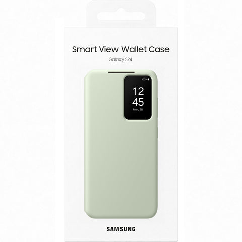 Samsung SM-S921B Galaxy S24 Smart View Wallet Case - EF-ZS921CGEGWW - Light Green