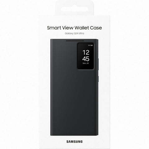 Samsung SM-S928B Galaxy S24 Ultra Smart View Wallet Case - EF-ZS928CBEGWW - Black