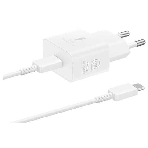 Samsung 25W USB-C Power Adapter With Type-C USB Cable - EP-T2510XWEGEU - White