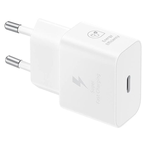 Samsung 25W USB-C Power Adapter With USB-C Cable - EP-T2510XWEGEU - White