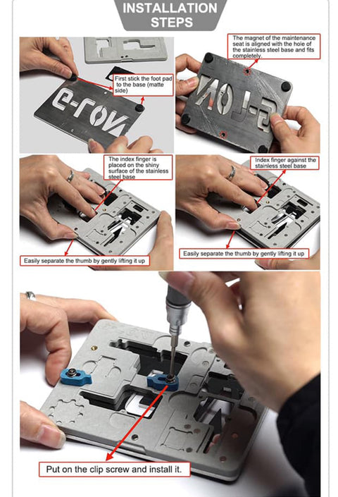 Sunshine iPhone X/XS/XS Max Main Board Tinning Fixture Set SS-601K