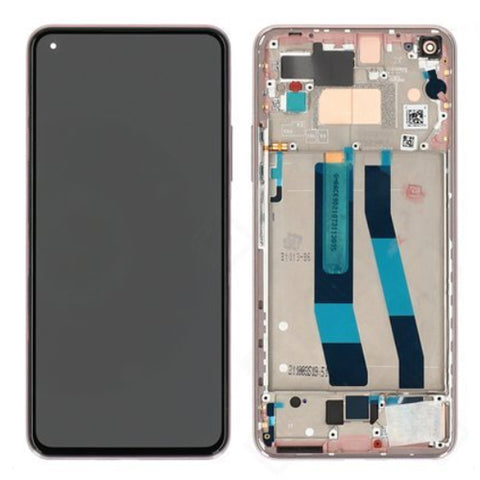 Xiaomi Mi 11 Lite 5G NE (2109119DG) LCD Display + Touchscreen + Frame - 5600060K9D00 - Pink