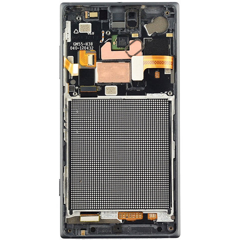 Nokia Lumia 830 LCD Display + Touchscreen + Frame - 00812S9 - Black