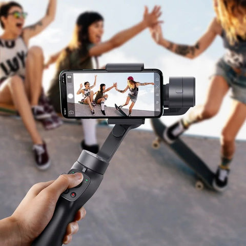 Baseus Camera Control Smartphone Handheld Gimbal Stabilizer Gray (SUYT-0G)
