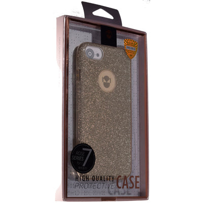 Fshang iPhone 7 Plus/iPhone 8 Plus TPU Case - Rose Series - Gold