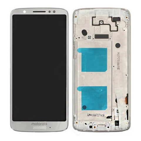 Motorola Moto G6 (XT1925) LCD Display + Touchscreen + Frame 5D68C10108 Silver