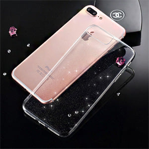 Fshang iPhone 7 Plus/iPhone 8 Plus TPU Case - Stars Series - Black