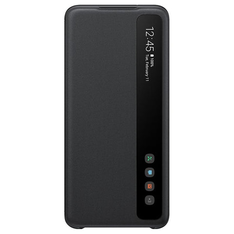 Samsung G980F Galaxy S20/G981F Galaxy S20 5G Smart Clear View Cover EF-ZG980CBEGEU - Black