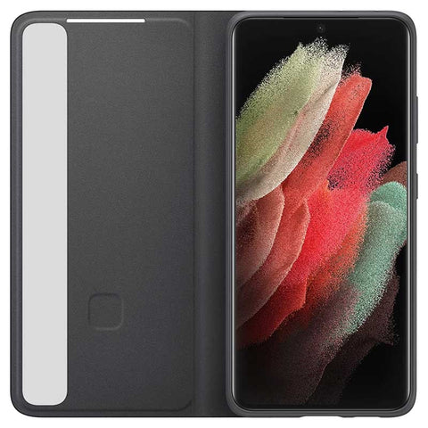 Samsung SM-G998B Galaxy S21 Ultra Clear View Cover - EF-ZG998CBEGEE - Black