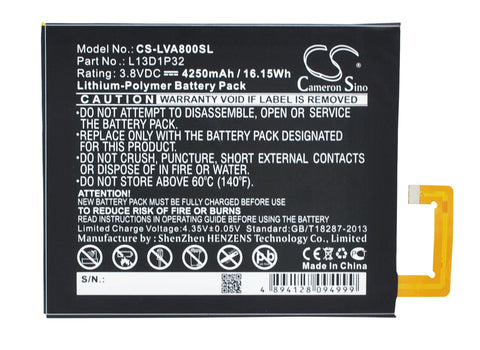 Lenovo Tab A8-50 (F/L/LC) Battery 4200 mAh - L13D1P32